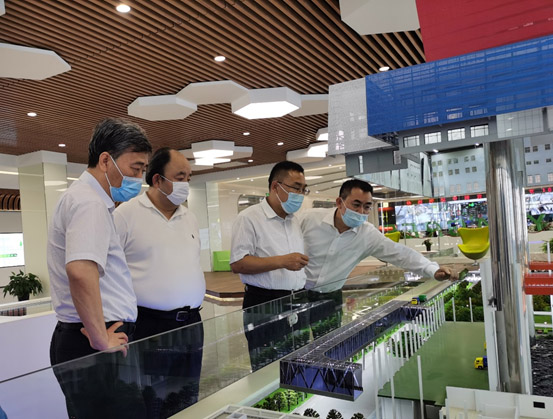 北京市副市长卢映川调研okpay钱包通州项目