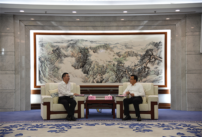 okpay钱包集团董事长乔德卫拜会济南市政府领导